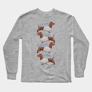 Dachshund sailor Dachshund voyager Long Sleeve T-Shirt